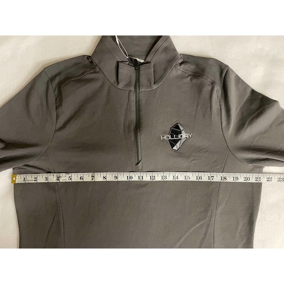 Cutter & Buck Quater Zip Dry Tec 50UPF Pullover Holliday Long Sleeve Women Sz XL - Picture 4 of 11